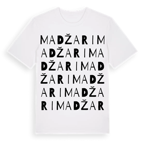 Madžari ordlek t-shirt – ekologisk bomull t-shirt från Pinshirt