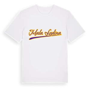 Mala Ludina baseball t-shirt – ekologisk bomull t-shirt från Pinshirt