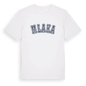 Mlaka college t-shirt – ekologisk bomull t-shirt från Pinshirt