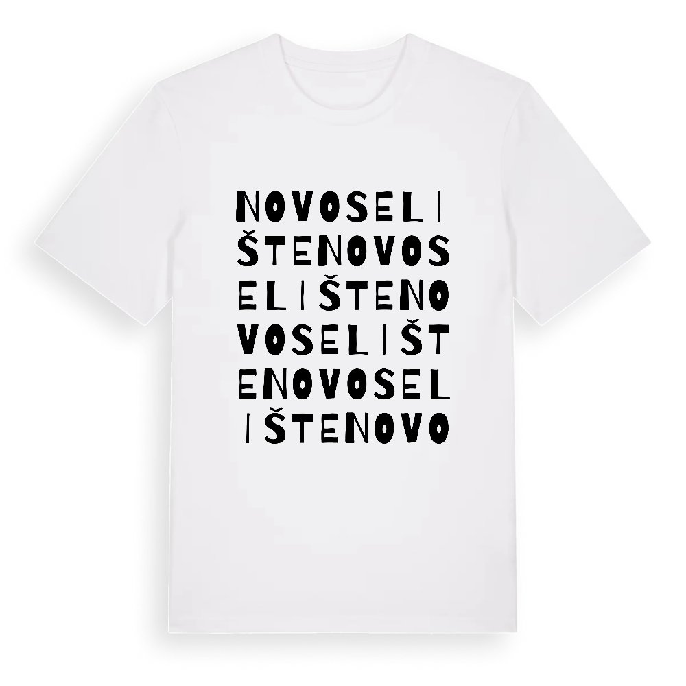 Novo Selište ordlek t-shirt – White, i miljö