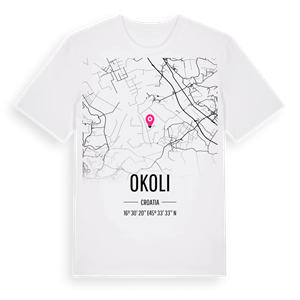 Okoli karta t-shirt – ekologisk bomull t-shirt från Pinshirt