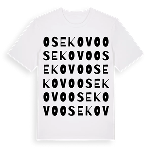 Osekovo ordlek t-shirt – ekologisk bomull t-shirt från Pinshirt