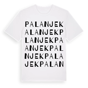 Palanjek ordlek t-shirt – ekologisk bomull t-shirt från Pinshirt