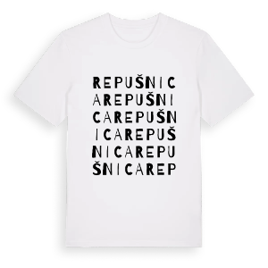 Repušnica ordlek t-shirt – ekologisk bomull t-shirt från Pinshirt