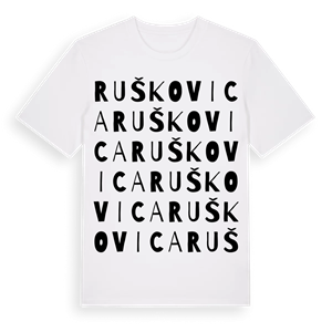 Ruškovica ordlek t-shirt – ekologisk bomull t-shirt från Pinshirt