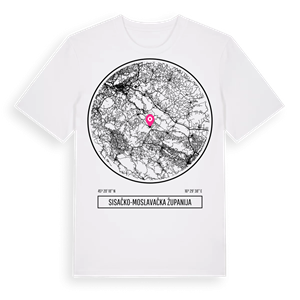 Sisačko-moslavačka županija t-shirt – ekologisk bomull t-shirt från Pinshirt