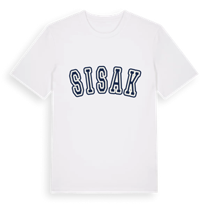 Sisak college t-shirt – ekologisk bomull t-shirt från Pinshirt