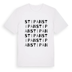 Stipan ordlek t-shirt – ekologisk bomull t-shirt från Pinshirt