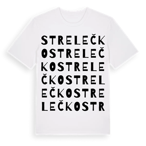 Strelečko ordlek t-shirt – ekologisk bomull t-shirt från Pinshirt