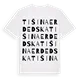 Tišina Erdedska ordlek t-shirt