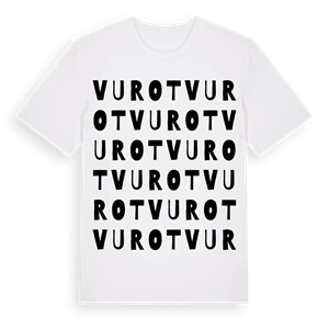 Vurot ordlek t-shirt – ekologisk bomull t-shirt från Pinshirt