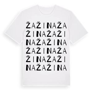 Žažina ordlek t-shirt – ekologisk bomull t-shirt från Pinshirt