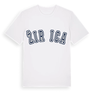 Žirčica college t-shirt – ekologisk bomull t-shirt från Pinshirt
