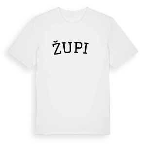 Župić böjd t-shirt – ekologisk bomull t-shirt från Pinshirt