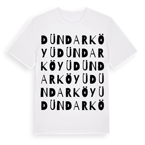 Dündar Köyü ordlek t-shirt – ekologisk bomull t-shirt från Pinshirt