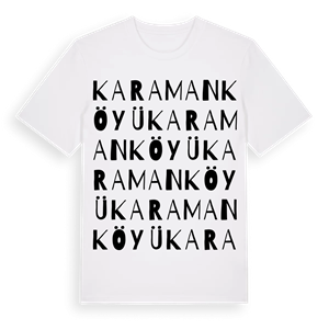 Karaman Köyü ordlek t-shirt – ekologisk bomull t-shirt från Pinshirt