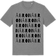 Mid Heather Gray t-shirt med Åbron ordlek t-shirt