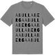 Mid Heather Gray t-shirt med Abullaberga ordlek t-shirt