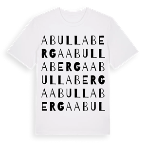 Abullaberga ordlek t-shirt – ekologisk bomull t-shirt från Pinshirt