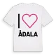 Jag älskar Ådala t-shirt stort tryck