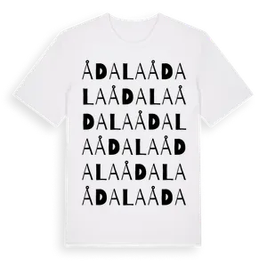 Ådala ordlek t-shirt – ekologisk bomull t-shirt från Pinshirt