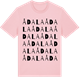 Pink Cotton t-shirt med Ådala ordlek t-shirt