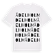 Ädelholm ordlek t-shirt