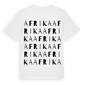 Afrika ordlek t-shirt – ekologisk bomull t-shirt från Pinshirt