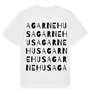 Agarnehus ordlek t-shirt – ekologisk bomull t-shirt från Pinshirt