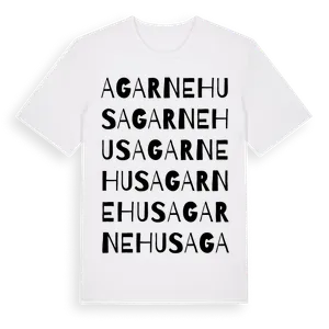 Agarnehus ordlek t-shirt – ekologisk bomull t-shirt från Pinshirt