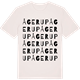 Vintage White t-shirt med Ågerup ordlek t-shirt
