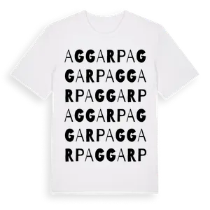 Aggarp ordlek t-shirt – ekologisk bomull t-shirt från Pinshirt