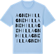 Blue Soul t-shirt med Agnehill ordlek t-shirt