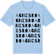 Blue Soul t-shirt med Agnesro ordlek t-shirt