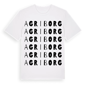 Agriborg ordlek t-shirt – ekologisk bomull t-shirt från Pinshirt