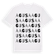 Agusa ordlek t-shirt