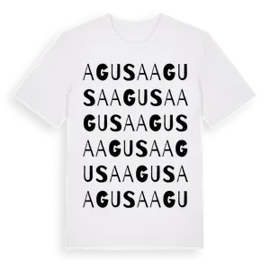 Agusa ordlek t-shirt – ekologisk bomull t-shirt från Pinshirt