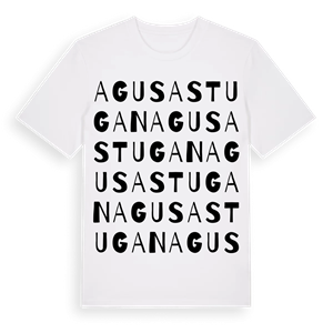 Agusastugan ordlek t-shirt – ekologisk bomull t-shirt från Pinshirt