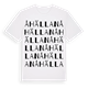 Åhällan ordlek t-shirt