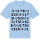 Blue Soul t-shirt med Åhultshusen ordlek t-shirt