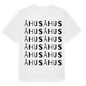 Åhus ordlek t-shirt – ekologisk bomull t-shirt från Pinshirt