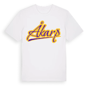 Åkarp baseball t-shirt – ekologisk bomull t-shirt från Pinshirt