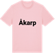 Pink Cotton t-shirt med Åkarp fetstil t-shirt