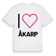 Jag älskar Åkarp t-shirt stort tryck