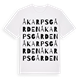 Åkarpsgården ordlek t-shirt