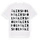 Åkersholm ordlek t-shirt