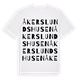 Åkerslundshusen ordlek t-shirt