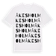 Åkesholm ordlek t-shirt