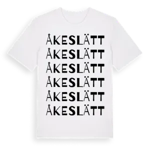 Åkeslätt ordlek t-shirt – ekologisk bomull t-shirt från Pinshirt