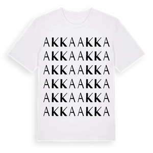 Akka ordlek t-shirt – ekologisk bomull t-shirt från Pinshirt